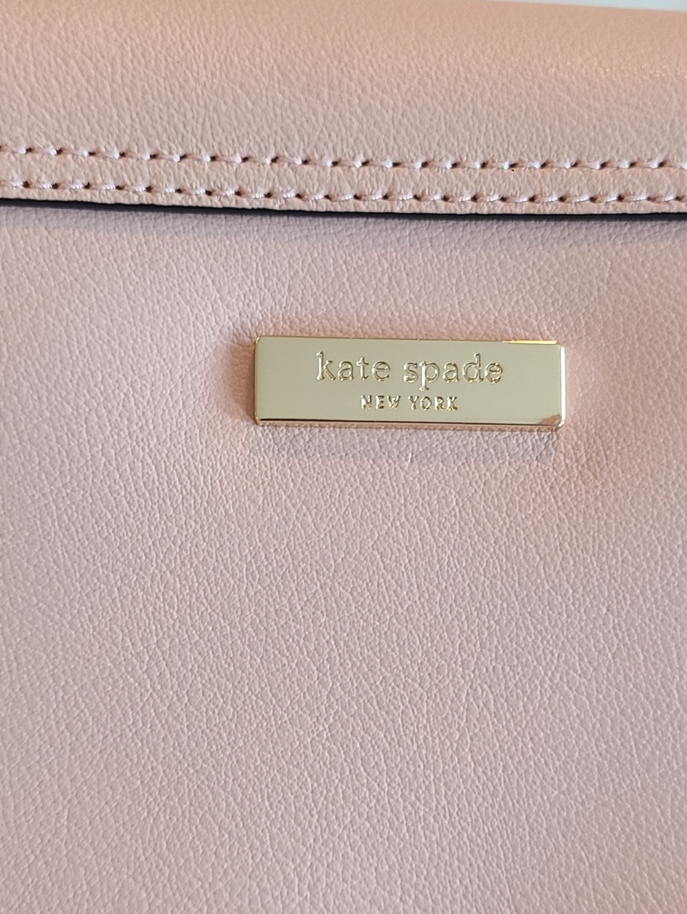 NWT Rare Limited Kate Spade Greer Mayfair Drive Bow Crossbody Bag Pink Black - Picture 8 of 16